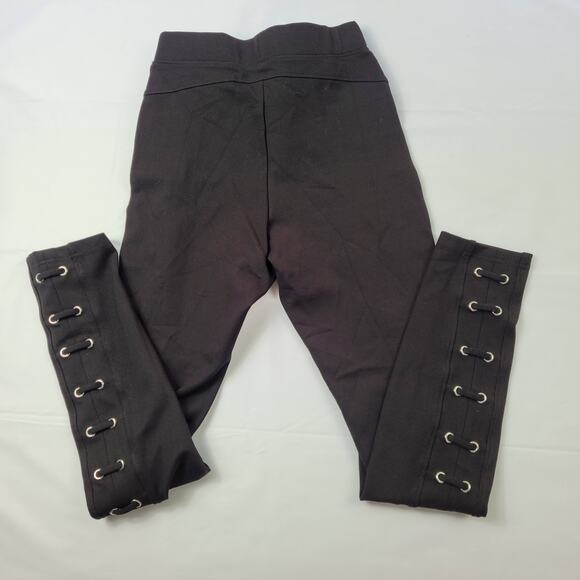 Black Lattice Leggings by Romeo Juliet Couture size Small - Picture 7 of 13